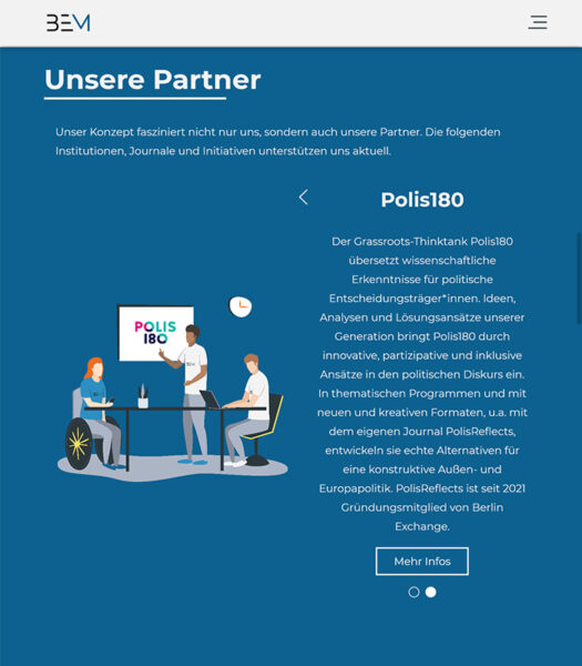 BEM Partner Seite